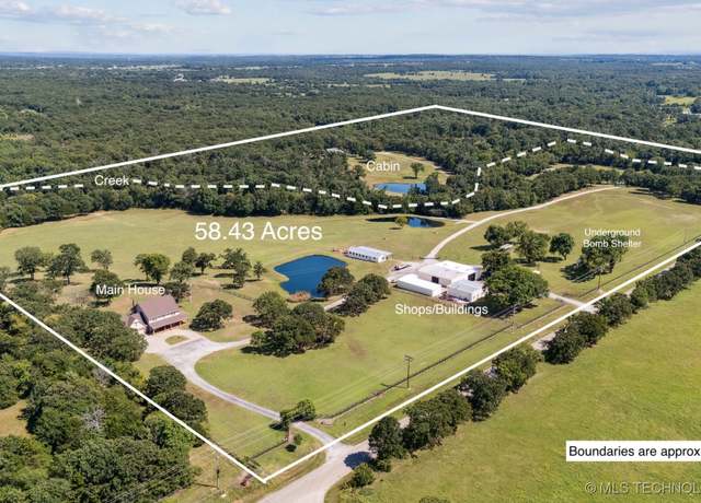 Property at 51022 S 36500 Rd, Cleveland, OK 74020, 4 beds, 2.5 baths