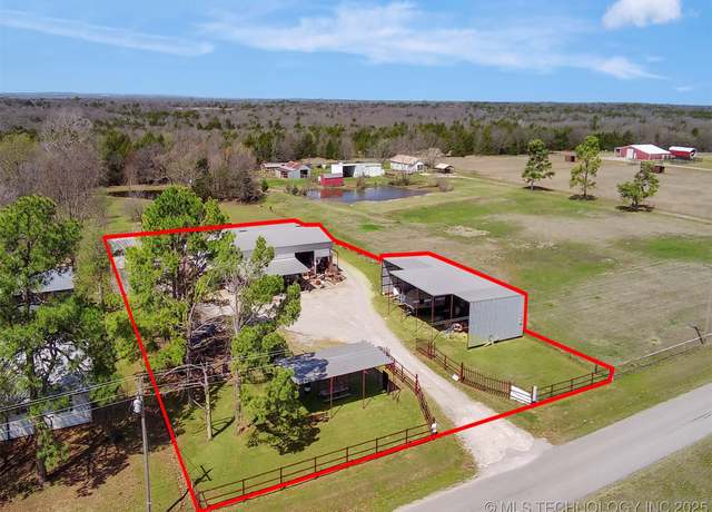 Property at 5010 Enville Rd, Marietta, OK 73448, 5 beds, 2 baths