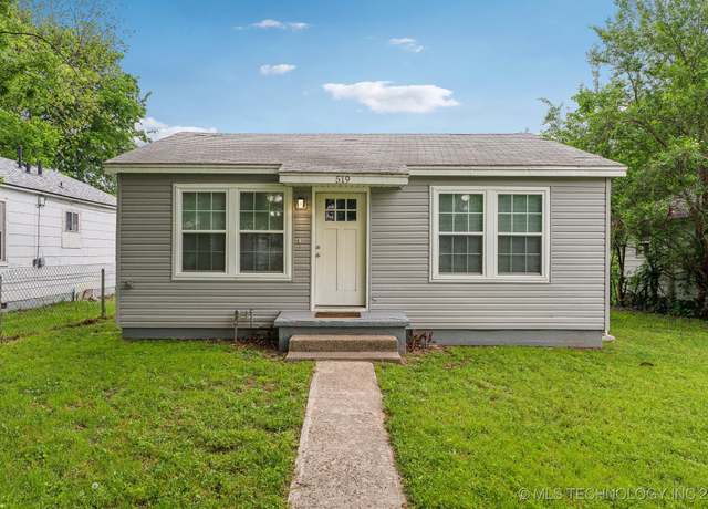 Property at 519 S 46th West Ave, Tulsa, OK 74127, 2 beds, 1 bath