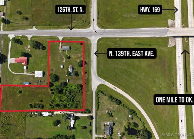 Property at 13901 E 126th St N, Collinsville, OK 74021
