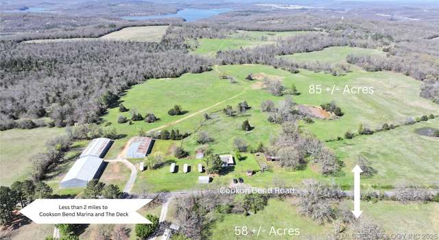 Photo of 21366 W Cookson Bend Rd, Cookson, OK 74427