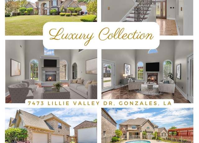 Property at 7473 Lillie Valley Dr, Gonzales, LA 70737, 5 beds, 4.5 baths