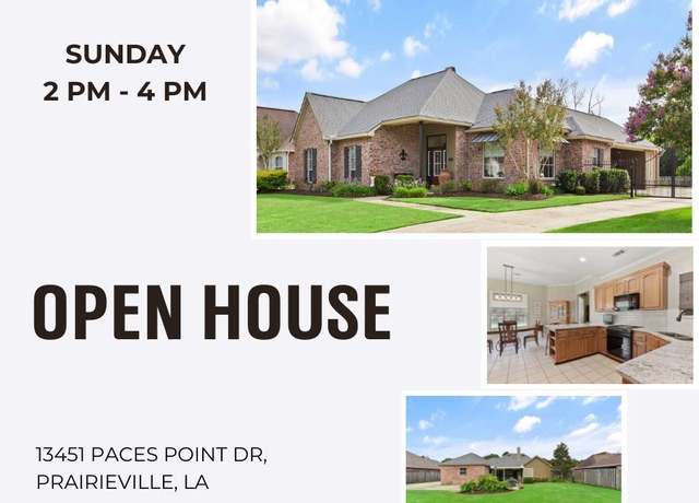 Property at 13451 Paces Pointe Dr, Gonzales, LA 70737, 4 beds, 2 baths