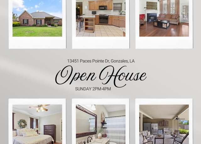 Property at 13451 Paces Pointe Dr, Gonzales, LA 70737, 4 beds, 2 baths