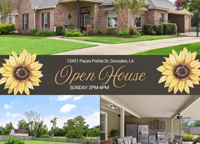 Property at 13451 Paces Pointe Dr, Gonzales, LA 70737, 4 beds, 2 baths