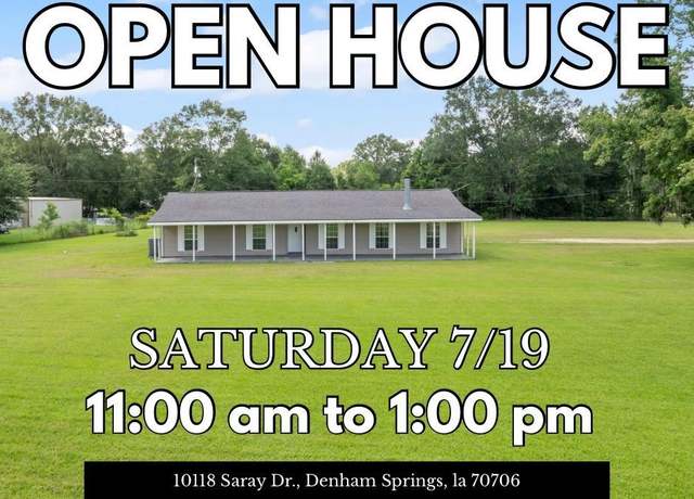 Property at 10118 Saray Dr, Denham Springs, LA 70706, 4 beds, 2 baths
