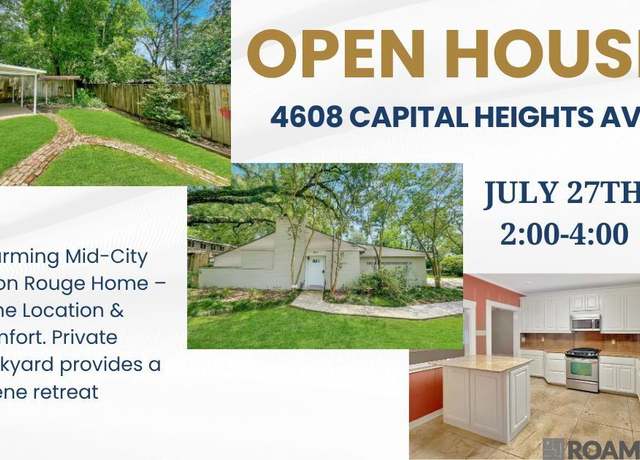 Property at 4608 Capital Heights Ave, Baton Rouge, LA 70806, 2 beds, 2 baths