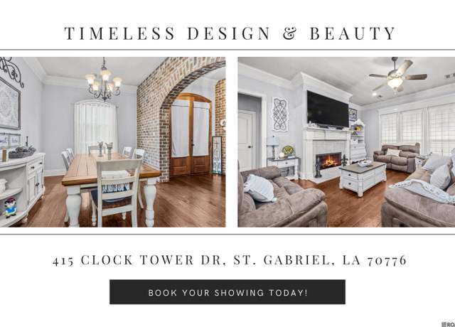 Property at 415 Clock Tower Dr, St Gabriel, LA 70776, 3 beds, 2.5 baths