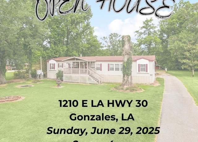 Property at 1210 E La Hwy 30, Gonzales, LA 70737, 3 beds, 2 baths