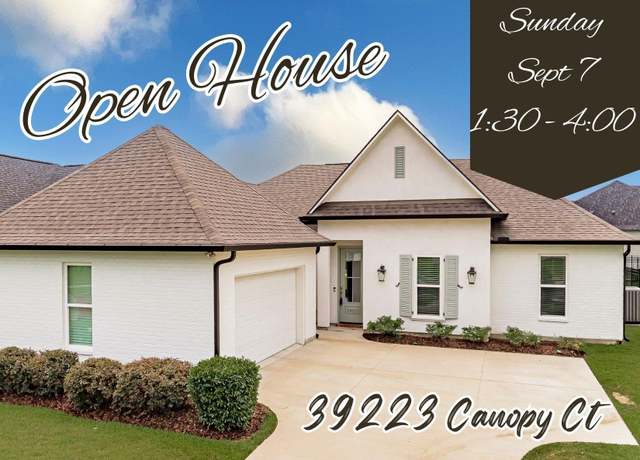 Property at 39223 Canopy Ct, Gonzales, LA 70737, 4 beds, 3 baths