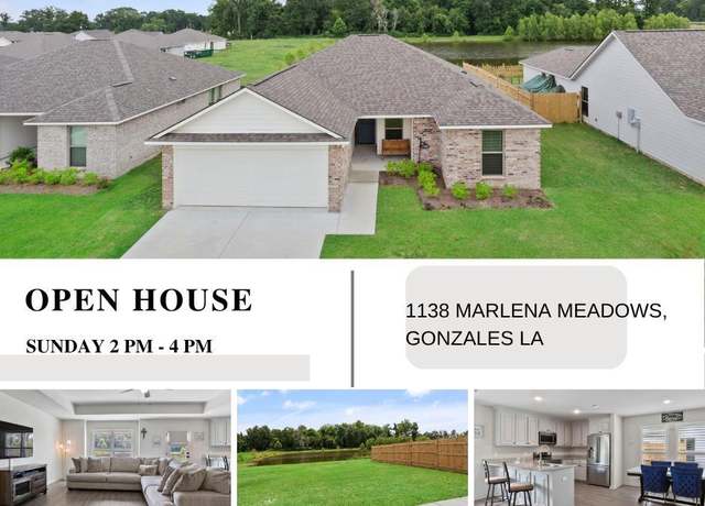 Property at 1138 Marlena Meadows Dr, Gonzales, LA 70737, 3 beds, 2 baths