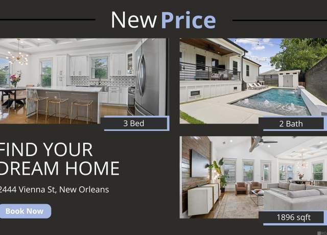 Property at 2444 Vienna St, New Orleans, LA 70122, 3 beds, 2 baths
