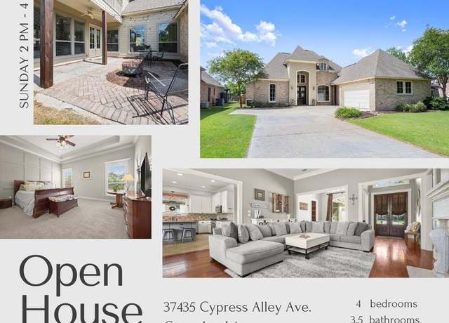 Property at 37435 Cypress Alley Ave, Gonzales, LA 70737, 4 beds, 3.5 baths
