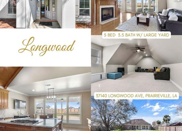 Property at 37140 Longwood Ave, Prairieville, LA 70769, 5 beds, 3.5 baths