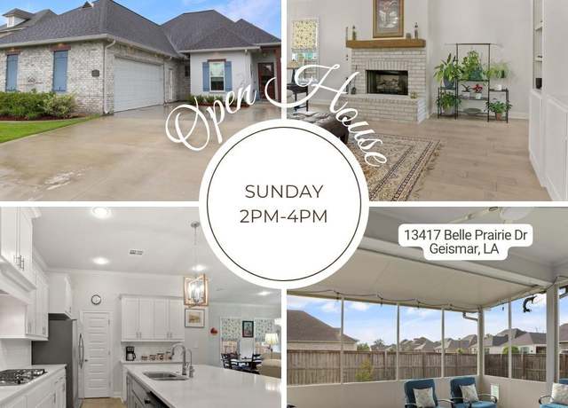 Property at 13417 Belle Prairie Dr, Geismar, LA 70734, 4 beds, 2.5 baths