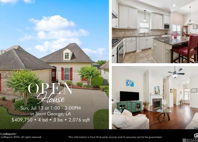 Property at 14536 Market North Dr, Baton Rouge, LA 70810, 4 beds, 3 baths