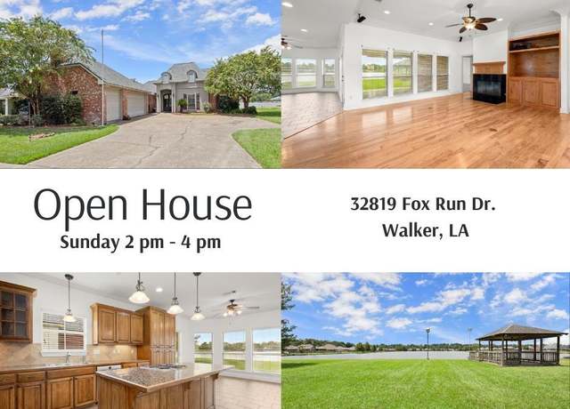 Property at 32819 Fox Run Dr, Walker, LA 70785, 4 beds, 2.5 baths