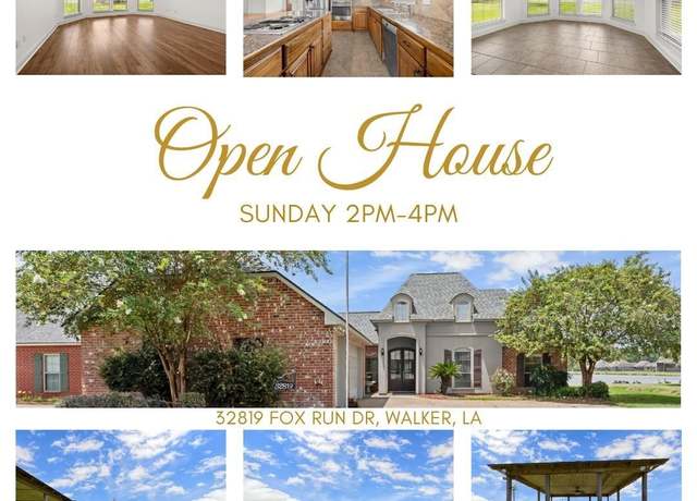 Property at 32819 Fox Run Dr, Walker, LA 70785, 4 beds, 2.5 baths