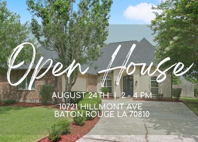 Property at 10721 Hillmont Ave, Saint George, LA 70810, 4 beds, 2.5 baths