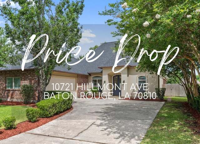 Property at 10721 Hillmont Ave, Saint George, LA 70810, 4 beds, 2.5 baths