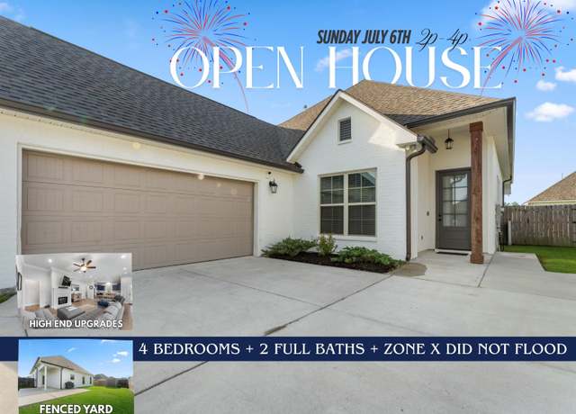 Property at 9950 Ashby Ln, Denham Springs, LA 70726, 4 beds, 2 baths