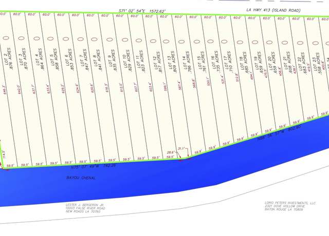 Property at Lot 2 Island Rd, Jarreau, LA 70749