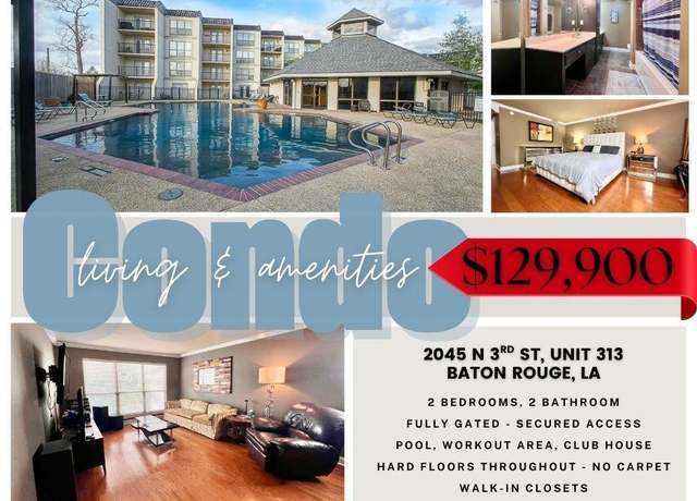 Property at 2045 N 3rd St #313, Baton Rouge, LA 70802, 2 beds, 2 baths