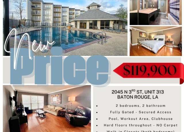 Property at 2045 N 3rd St #313, Baton Rouge, LA 70802, 2 beds, 2 baths