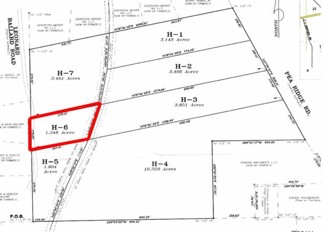 Property at TBD H-6 Pea Ridge Rd, Albany, LA 70711