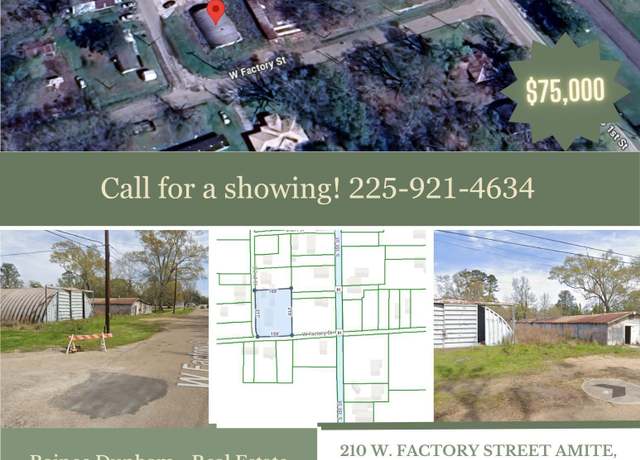 Property at 210 W Factory St, Amite, LA 70422
