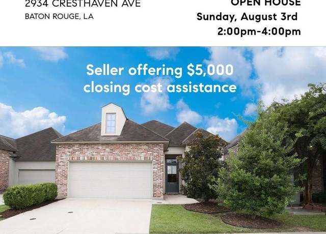 Property at 2934 Cresthaven Ave, Baton Rouge, LA 70810, 3 beds, 2 baths
