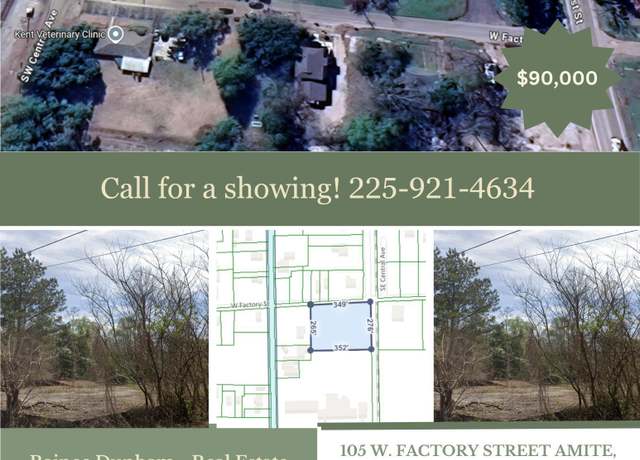 Property at 105 W Factory St, Amite, LA 70422