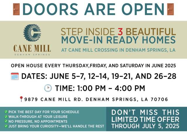 Property at 9879 Cane Mill Rd, Denham Springs, LA 70706, 4 beds, 2.5 baths