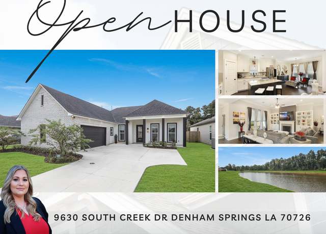 Property at 9630 S Creek Dr, Denham Springs, LA 70726, 5 beds, 3 baths