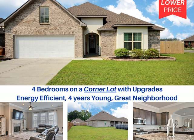 Property at 23455 Odette Ave, Denham Springs, LA 70726, 4 beds, 2 baths