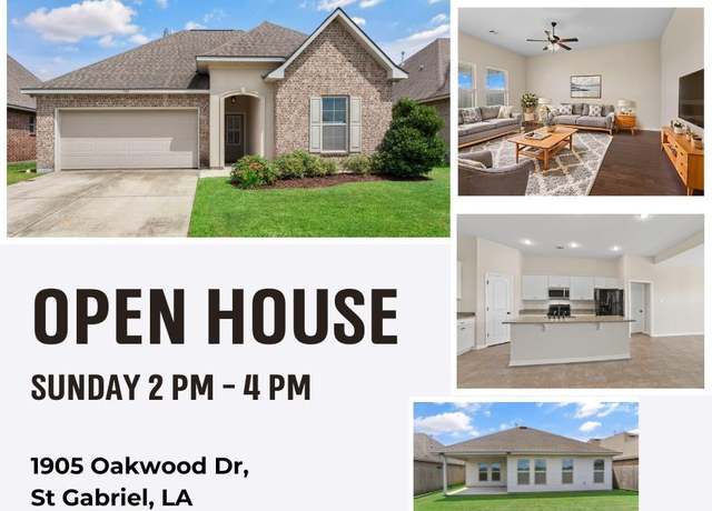 Property at 1905 Oakwood Dr, St Gabriel, LA 70776, 3 beds, 2 baths