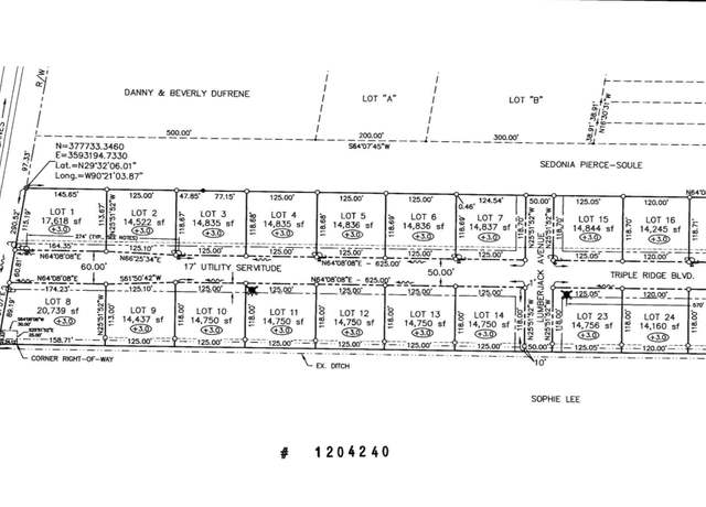 Property at Lot 13 Triple Ridge Blvd, Cut Off, LA 70345