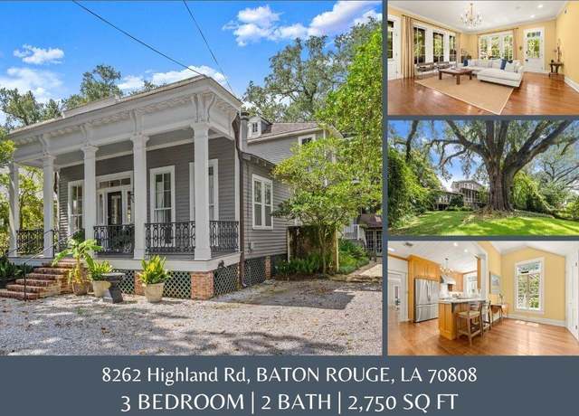 Property at 8262 Highland Rd, Baton Rouge, LA 70808, 3 beds, 2 baths