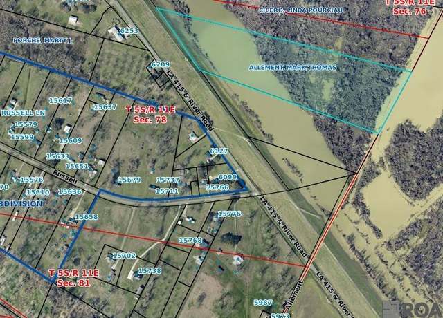 Property at 2 N.river Rd, Glynn, LA 70736