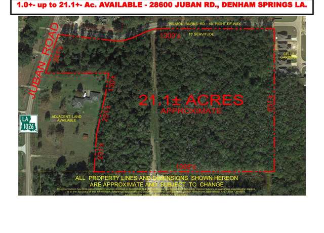 Property at 28600 Juban Rd, Denham Springs, LA 70726