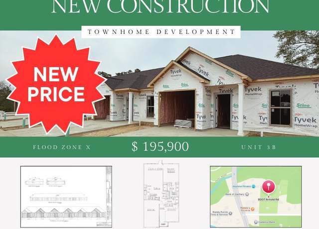 Property at 8007 Arnold Rd Unit 3B, Denham Springs, LA 70726, 2 beds, 2 baths