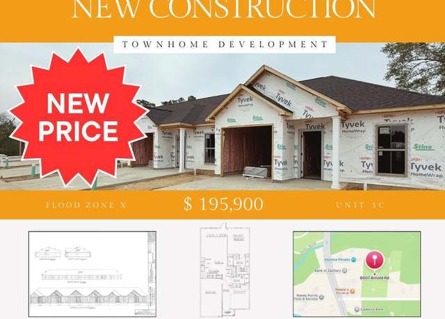 Property at 8007 Arnold Rd Unit 3C, Denham Springs, LA 70726, 2 beds, 2 baths
