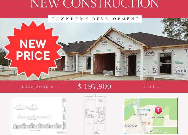 Property at 8007 Arnold Rd Unit 3F, Denham Springs, LA 70726, 2 beds, 2 baths