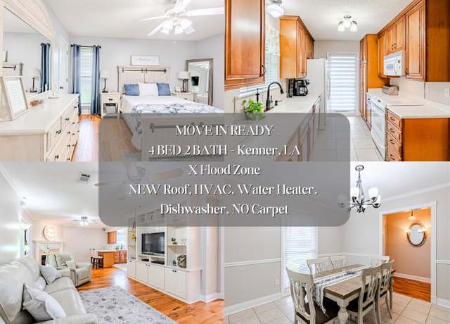 Property at 424 Bertolino Dr, Kenner, LA 70065, 4 beds, 2 baths
