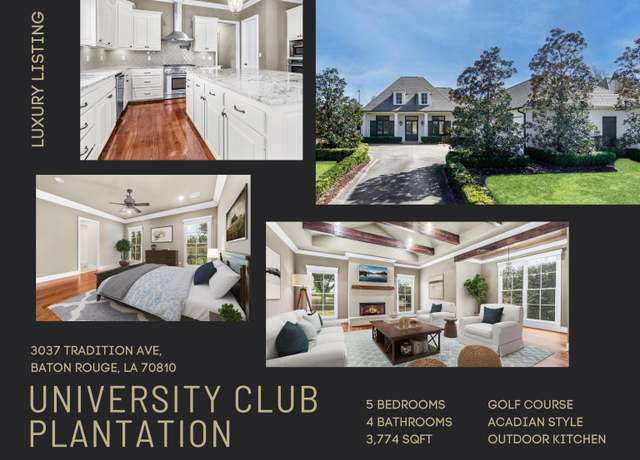 Property at 3037 Tradition Ave, Baton Rouge, LA 70810, 5 beds, 3.5 baths