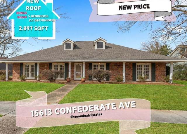 Property at 15613 Confederate Ave, Baton Rouge, LA 70817, 5 beds, 2.5 baths