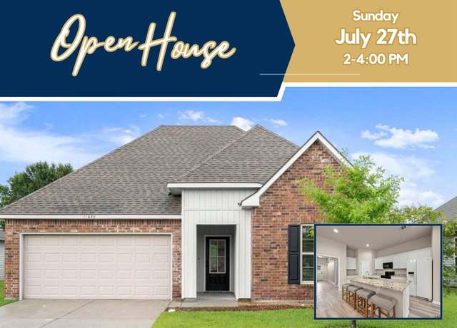 Property at 11098 E Auster Ln, Gonzales, LA 70737, 3 beds, 2 baths