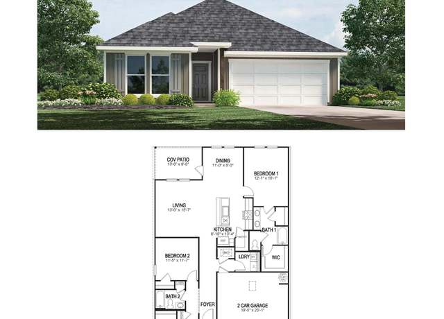 Property at 422 Miraval Ave, Zachary, LA 70791, 3 beds, 2 baths