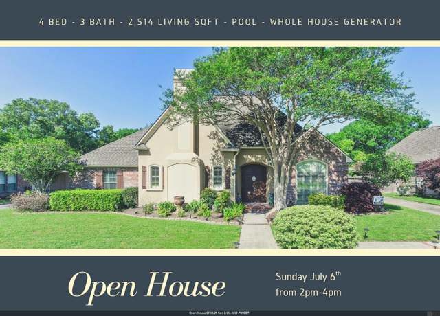 Property at 15251 Ryan Ave, Prairieville, LA 70769, 4 beds, 3 baths