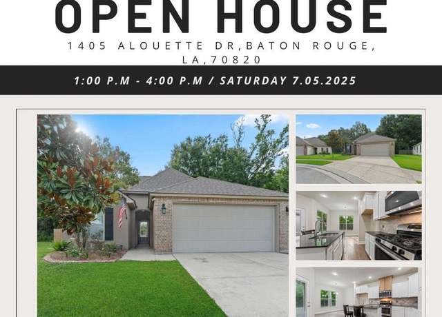 Property at 1405 Alouette Dr, Baton Rouge, LA 70820, 3 beds, 2 baths